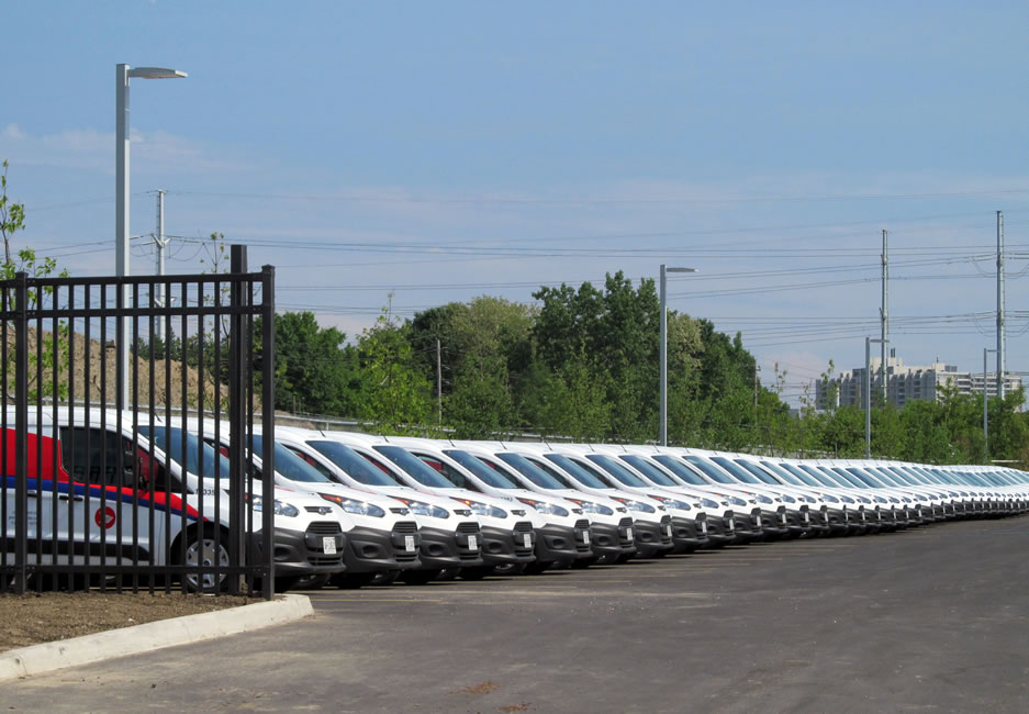 New fleet of Canada Post delivery vehicles