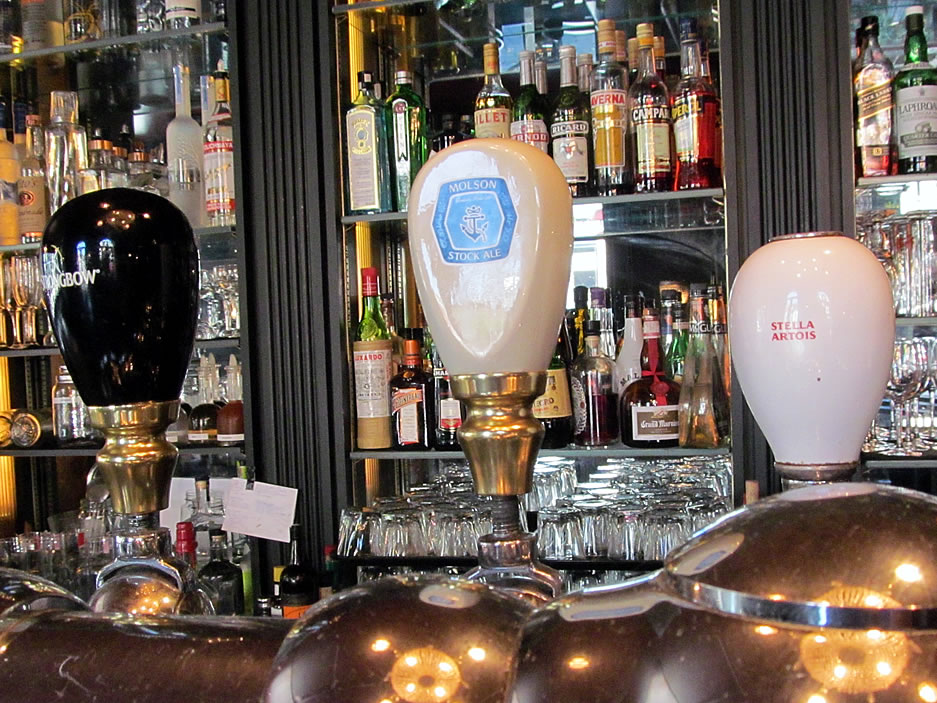 Molson Stock Ale on draft