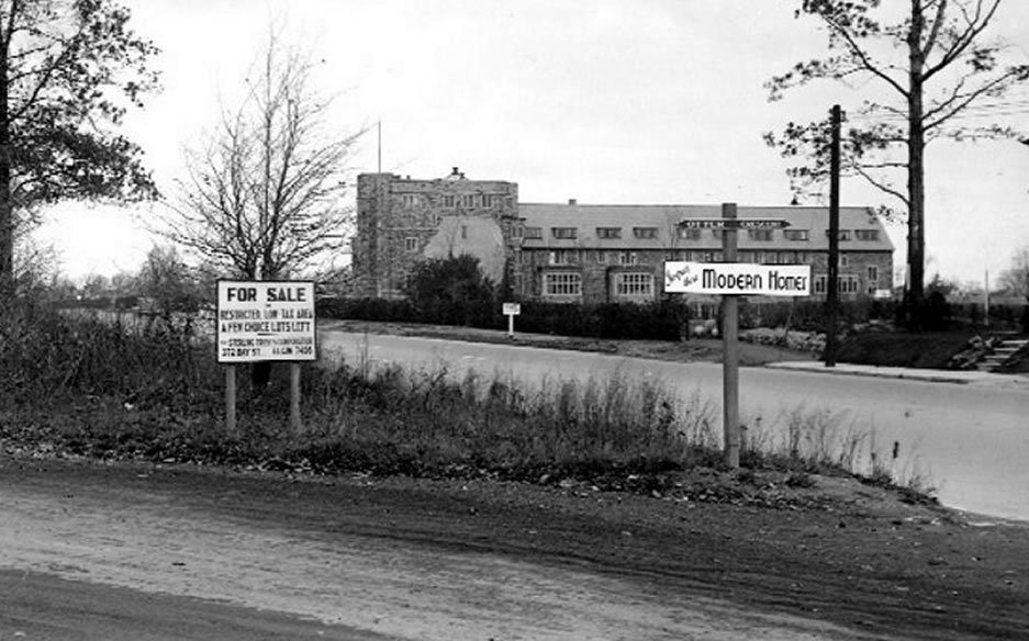 Otter Crescent at Avenue Road, 1936